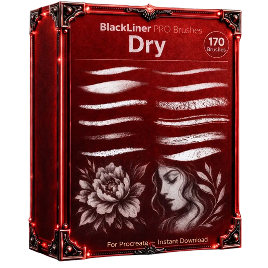 BlackLiner PRO Brushes - Dry (170 Brushes)